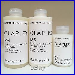 Olaplex Bond Hair Perfector No 3, Shampoo No 4 And Conditioner No 5 Set New