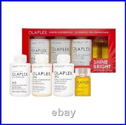 Olaplex Shine Bright Holiday Gift Set 3 4 5 7 Shampoo Hair Perfector Bonding Oil