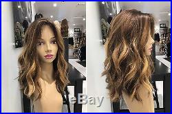 Ombre Balayage Human Hair Wig 100% Brazilian Remy Full Lace Wig Lace Front Wig
