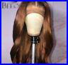 Ombre Colored 136 T Lace Front Wigs Brazilian Remy Body Wave Human Hair Wigs