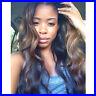 Ombre Full Lace Wig Brazilian Remy Human Hair Wigs Lace Front Wig Highlight Wavy