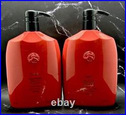 Oribe Bright Blonde Shampoo & Conditioner For Beautiful Color 33.8 oz, Pumps