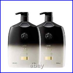 Oribe Gold Lust Repair & Restore Shampoo & Conditioner 33.8oz Set with Pumps