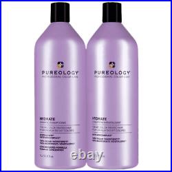 PUREOLOGY Hydrate Shampoo and Conditioner Liter Duo SET