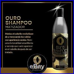 PURPLE OURO TONING SHAMPOO FOR BLONDE & SILVER HAIR 8.45oz/SHAMPOO MATIZADOR
