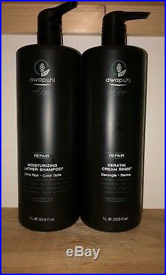Paul Mitchell Awapuhi Wild Ginger Shampoo Keratin Cream Rinse 33.8 oz Duo Set