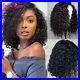 Peruvian Water Wave Human Hair Bob Wigs For Black Women 13x4 Lace Frontal Wig