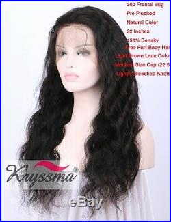 Pre Plucked 360 Lace Wig Body Wave 7A Brazilian Remy Human Hair Wigs Black Women