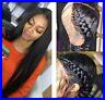 Pre Plucked Lace Front 100% Brazilian Human Hair Wig Glueless Full Lace Wigs
