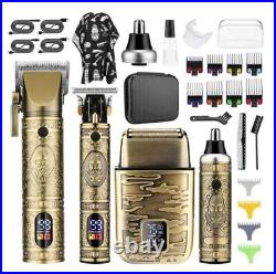 Professional Hair Clippers & Razors Electric Shaver Haircut Grooming Kit