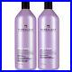 Pureology Hydrate Sheer Shampoo and Conditioner Liter Duo Set New Bottle Design