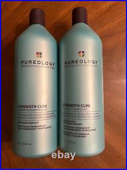 Pureology Strength Cure Shampoo and Conditioner 33.8 oz / Liter Duo Set