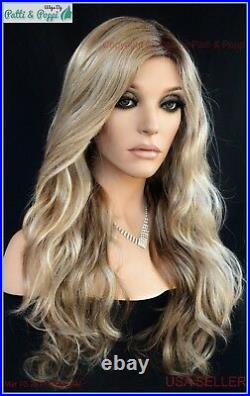 RYLEE Wig by RENE OF PARIS Rose Gold R NEWEST STYLE, Lace Front, Mono Part