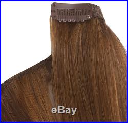 Real human remy ready to wear clip in hair extensions 7 or 14 pieces