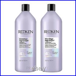 Redken Blondage High Bright Shampoo and Conditioner Liter DUO Set