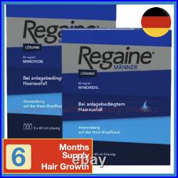 Regaine 5% Men Solution Fast Hair Growth Treatment Anti Hair Loss Minoxidil 6x60
