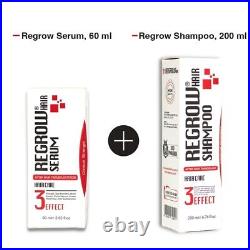 Regrow Shampoo (200ml) and Regrow Serum (60ml) Kit Against Hair Loss Problems