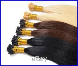 Remy 20 pre bonded stick tip, i tip micro ring human hair extensions micro bond