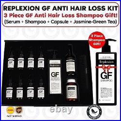 Replexion Growth Factor Anti Hair Loss Kit (Shampoo+Serum+Capsule+Green Tea)