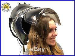 Rolling Salon Hair Dryer 800W Floor Bonnet Stand Up Time Heat Settings