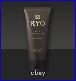 Ryo HBX Shampoo Scalp Hairpack Hair Loss Relief Set New Korea Moisturizing Care