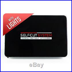 SELF-CUT SYSTEM 2.0 LED Lighted Black Lambo 3 Way Mirror with Free Educational