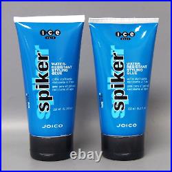 SET OF 2 Joico Ice SPIKER Water-Resistant Styling Glue 5.1oz/150ml Discontinued