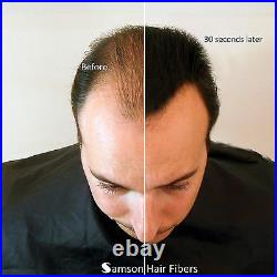 Samson Best Hair Loss Concealer Building Fibers BLACK 300g Refill USA
