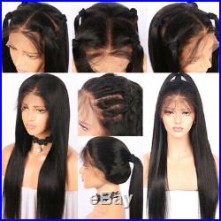 Silky Straight Peruvian 13x4 Glueless Lace Front Wig 100% Virgin Human Hair Wigs