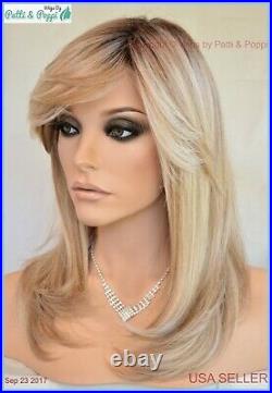 Spotlight Lace Front Heat Friendly Monotop Wig Raquel Welch Shaded Biscuit