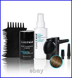 SureThik Hair Thickening Fiber Starter Package With Application Tools Comes