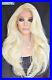 Swiss Lace Front Wig 4X4 Silk Top Handtied Heat Safe Clr 613 Long Thick 1241