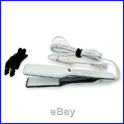 T3 SinglePass X Digital 1.5 Hair Straightener Flat Iron White / Silver