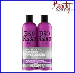 TIGI Bed Head Colour Combat Dumb Blonde Shampoo & Conditioner 750ml Tween