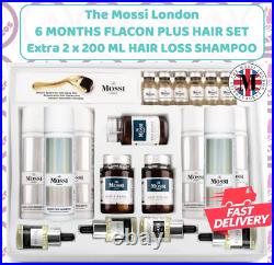 The Mossi London 6 Months Flacon Plus Hair Set + 2 Shampoos Extra