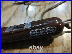 Vidal Sassoon Hair Styling Curling Iron brown Model VS 101 original box tested