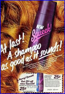 Vintage 70-80s Jergens Squeek! Oil Free light conditioner 7oz. Full, Collectible