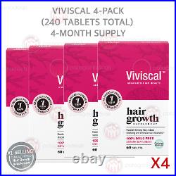 Viviscal Hair Growth Nourish Treatment 4-Pack 240 Tablets 4-Month Supply Exp1/23