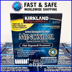 WHOLESALE USA Kirkland 5% Minoxidil EXTRA Strength Hair Regrowth Treatment Men