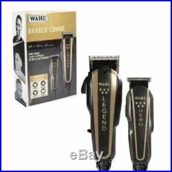Wahl Professional 5-Star Barber Combo #8180 Legend Clipper and Hero Trimmer