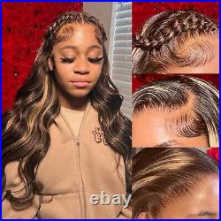 Wear and Go Glueless Wig For Beginners 4/27 Body Wave Lace Front Wigs Human Hair