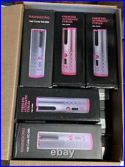 Wholesale 20 Hair Curler Lot Wireless Automatic Curling Iron LCD Display NEW