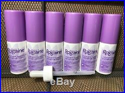 Women Rogaine Unscented Topical Solution 6 Month Supply Bottles+Dropper 2022