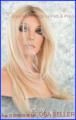 Zara Renau Lace Front Monotop Wig Rooted Blonde 24/102s12 Laguna Blonde Sexy