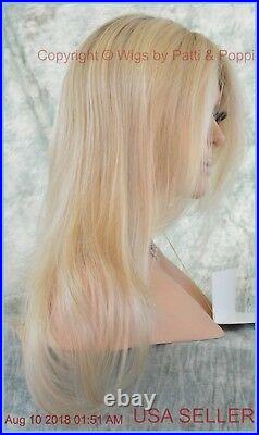 Zara Renau Lace Front Monotop Wig Rooted Blonde 24/102s12 Laguna Blonde Sexy